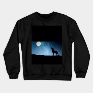 Heulender Wolf Crewneck Sweatshirt